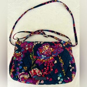 Vera Bradley Floral Quilted Bag - Multicolor with adjustable Strap
